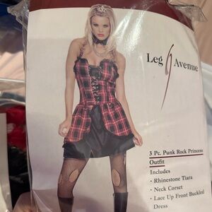 New Leg Avenue Punk Rock Princess Costume